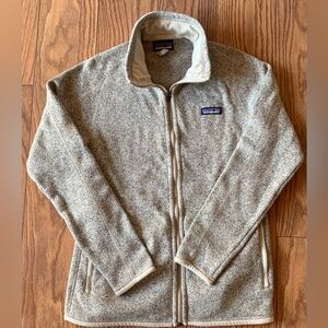 Patagonia Women’s Better Sweater Fleece Jacket, Large, Birch White Color